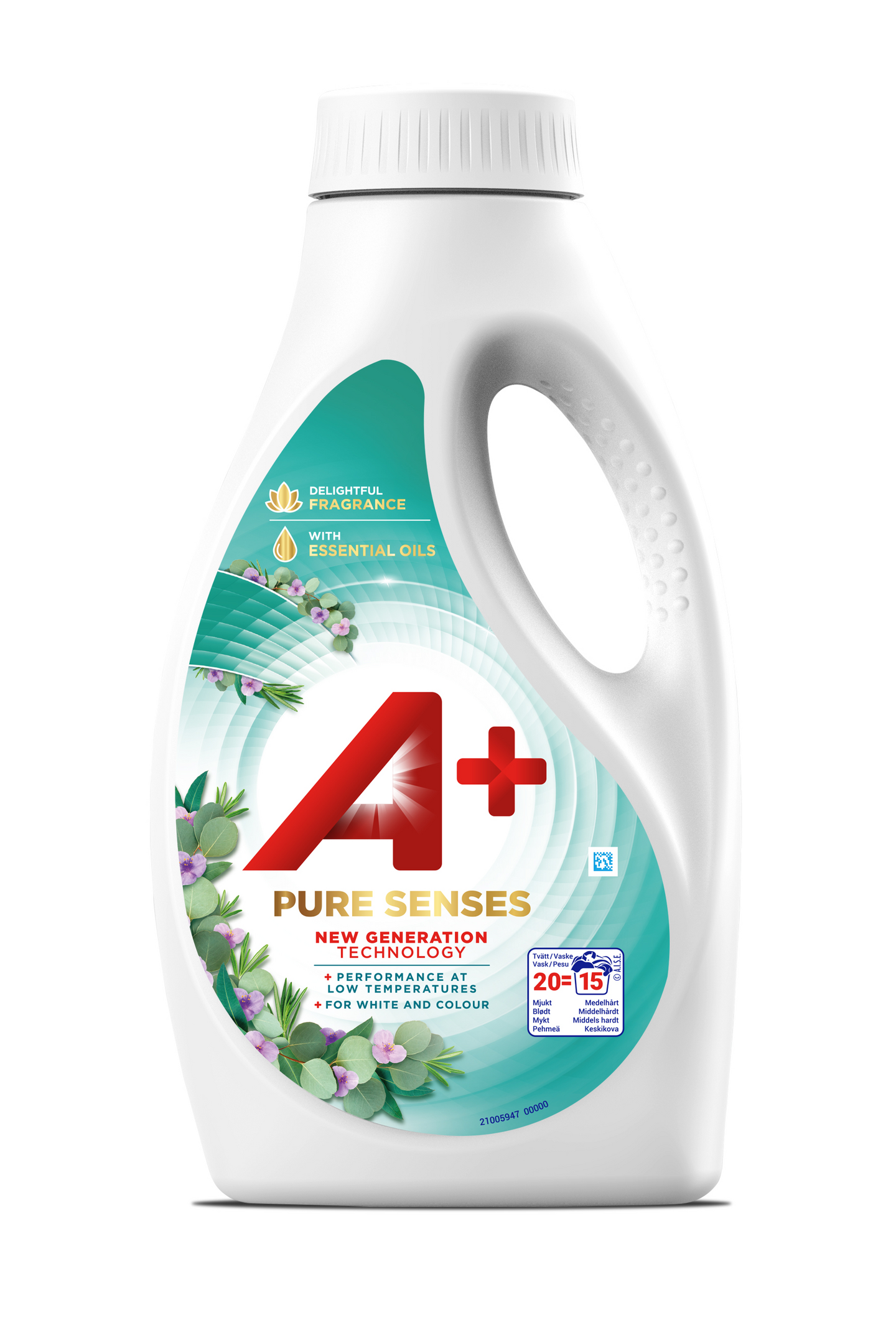 A+ Pure Senses Refresh pyykinpesuneste 900ml