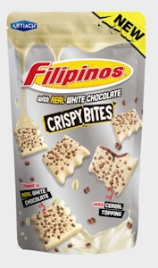 Filipinos Crispy Bites 100g valkosuklaa