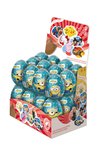 Dolci Preziosi  Minions suklaayllätysmuna maitosuklaa 60g RFA DIS