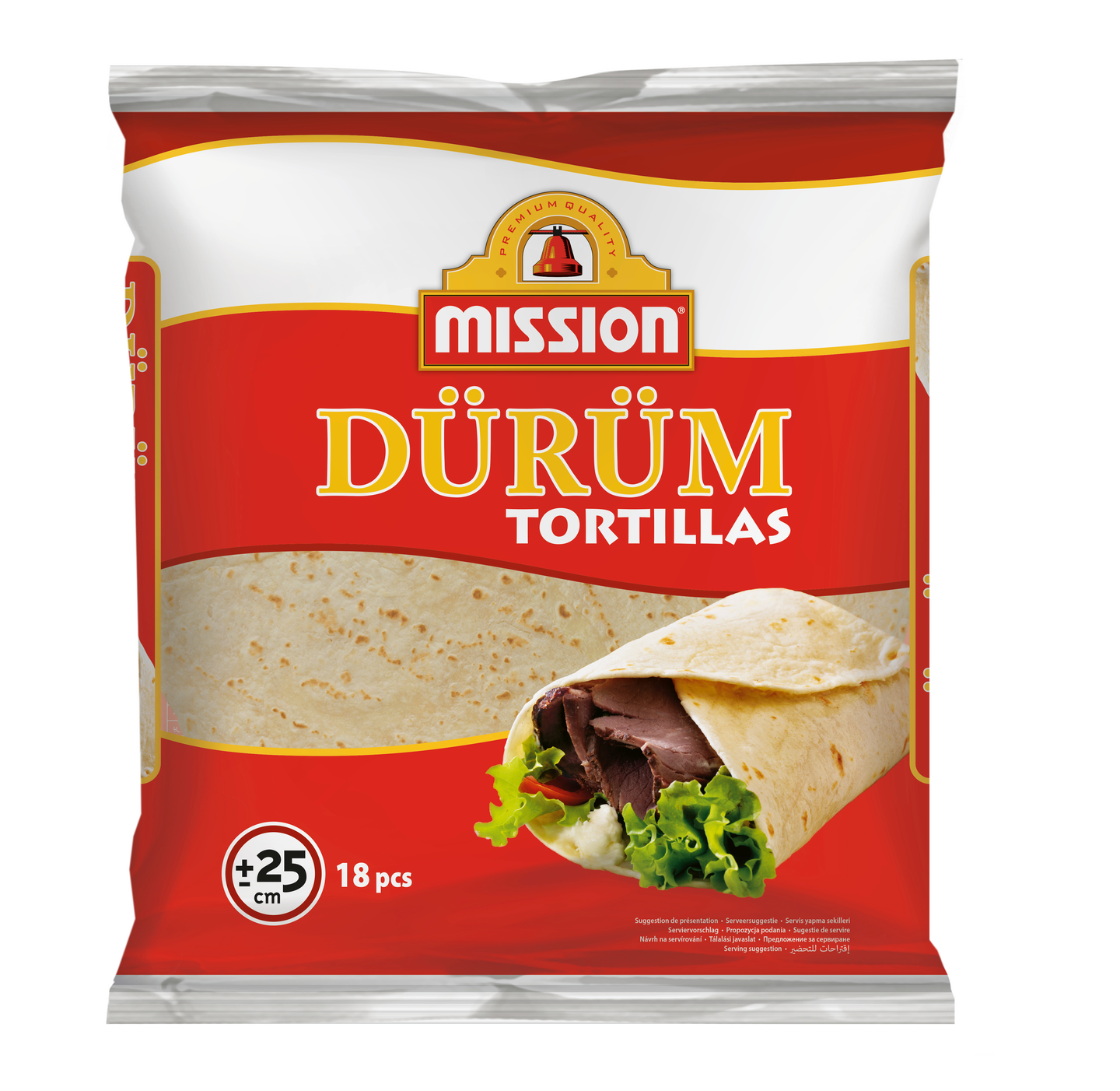 Mission Durumvehnätortilla 25cm 18kpl/1240g