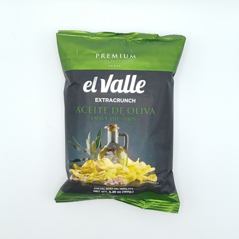 El Valle chips 150g oliiviöljy suola
