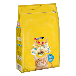 Friskies kissanruoka 3,5kg adult lohta ja kasviksia