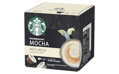 Starbucks Nescafé Dolce Gusto White Mocha 12kaps/123g - kuva