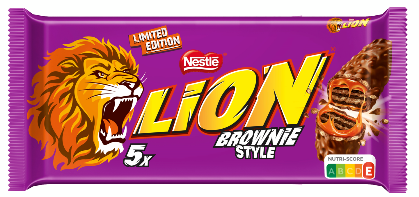 Nestlé Lion Vohvelipatukka 5x30g brownie