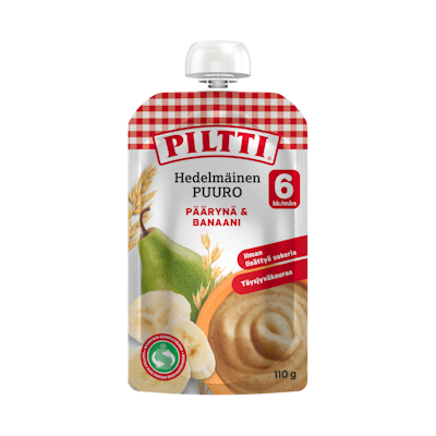 Piltti Hedelmäinen Puuro Päärynä-banaani 110g 6kk