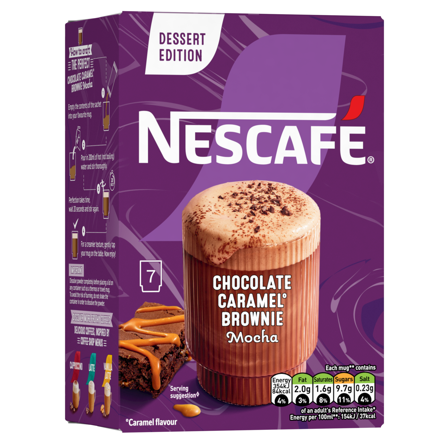 Nescafé Gold 148g Chocolate Brownie Caramel erikoispikakahvi