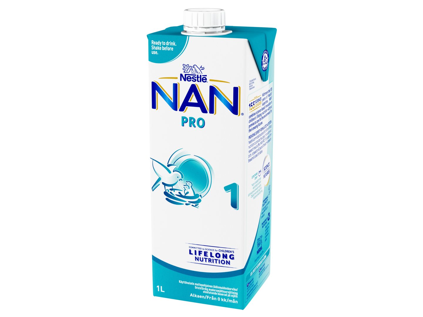 Nestlé NAN PRO 1 Äidinmaidonkorvike 1000ml