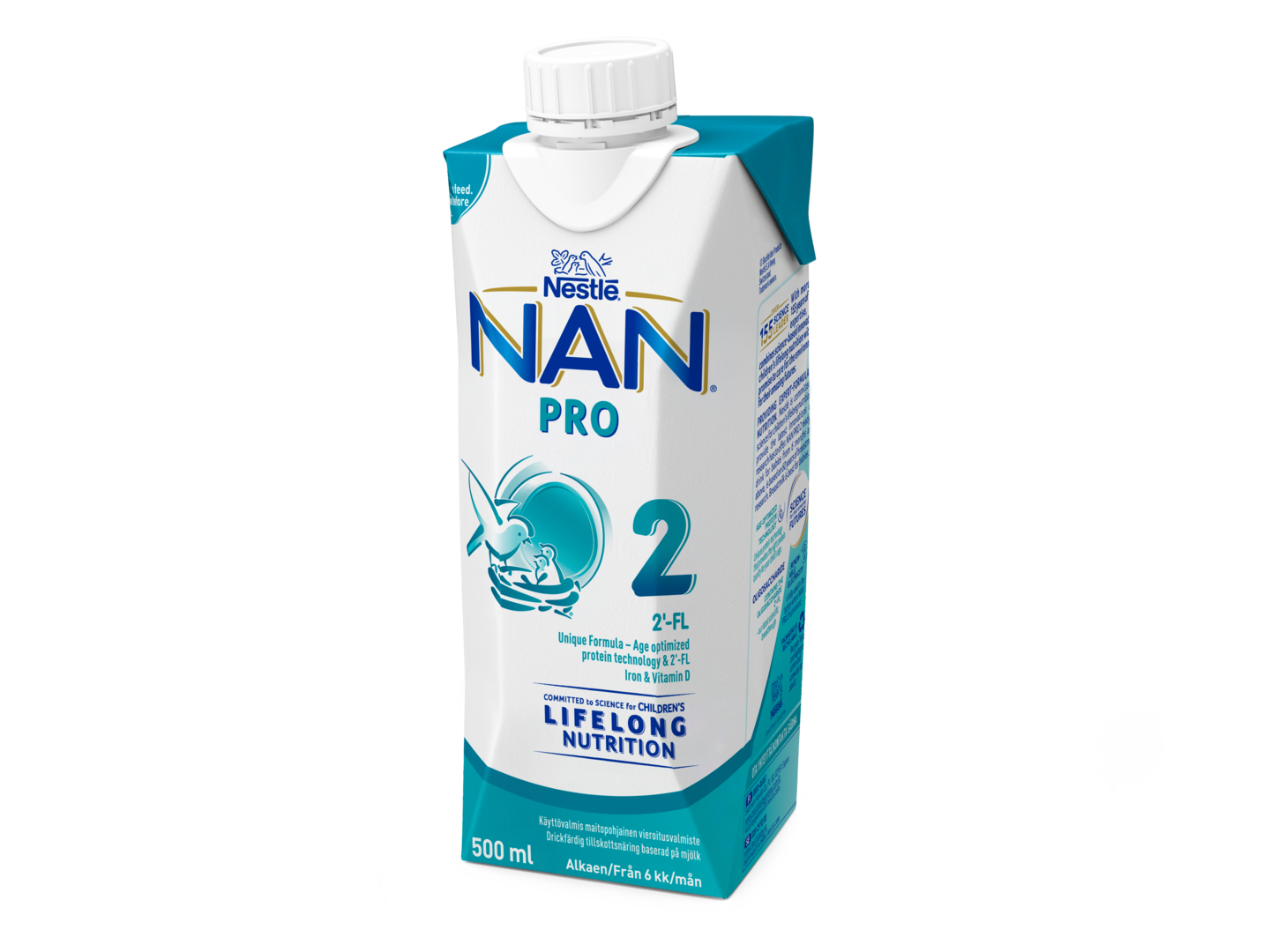 Nestle Nan Pro2 vieroitusvalmiste 500ml
