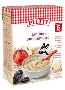 Piltti Luumu-omenapuuro 6kk 450g