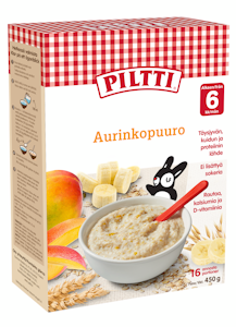 Piltti Aurinkopuuro 6kk 450g