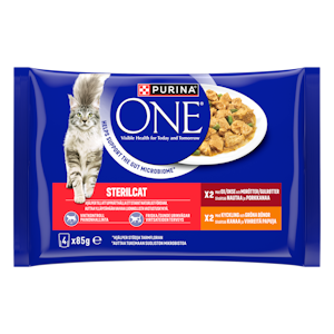 Purina One Sterilcat minifileet kastikkeessa 4x85g lajitelma