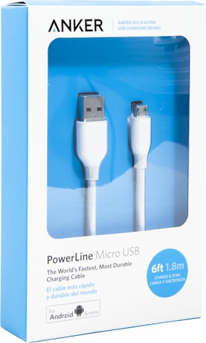 Anker PowerLine Micro USB kaapeli 1,8m v
