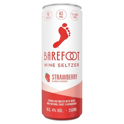 Barefoot Wine Seltzer Strawberry-Guava 4,0% 0,25l