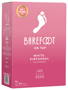 Barefoot White Zinfandel 8% 3l