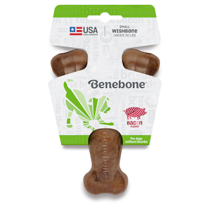 Benebone Wishbone bacon small nylon kestopuruluu