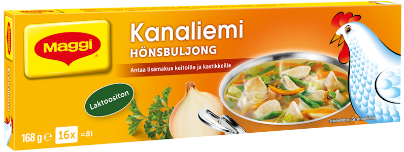 MAGGI Kanaliemi liemikuutio 16kpl  168g