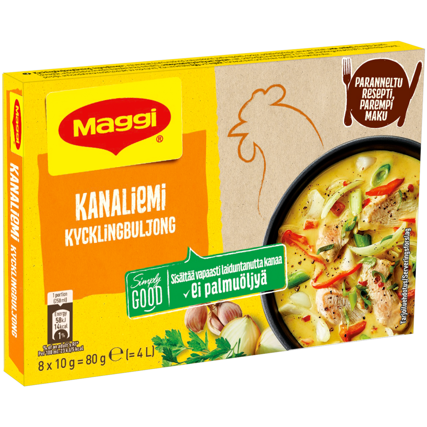 Maggi 80g Kanaliemi 8 palaa