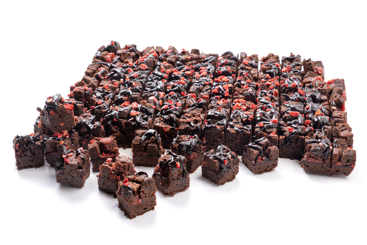 Reuter & Stolt Brownie Mini red berries 3x3cm 108kpl/2250g kypsä pakaste