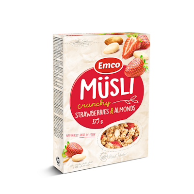 Emco Mysli mansikka ja manteli 375g