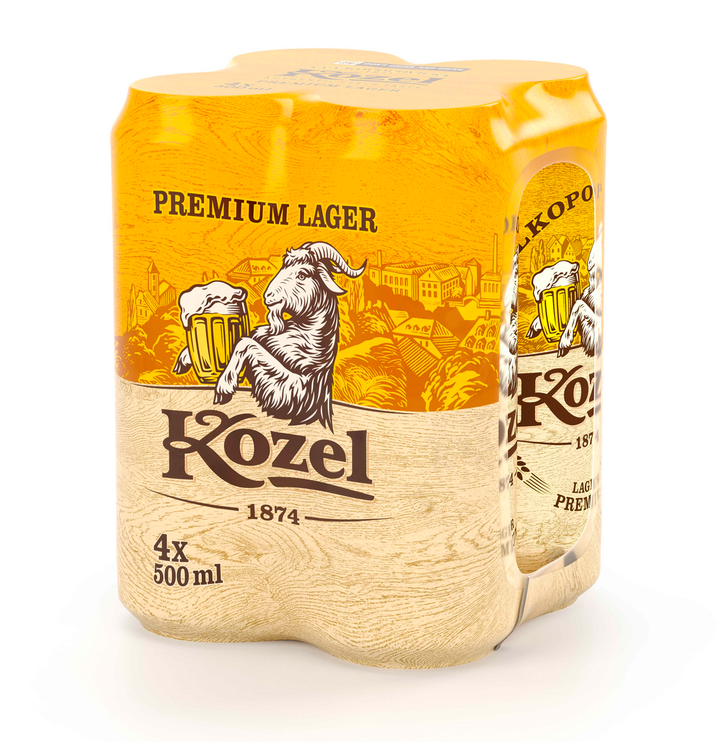 Velko Kozel Pre 4,6% 0,5l 4-p DOLLY
