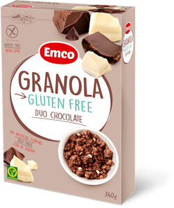 Emco Gluteeniton Granola Suklaa 340g