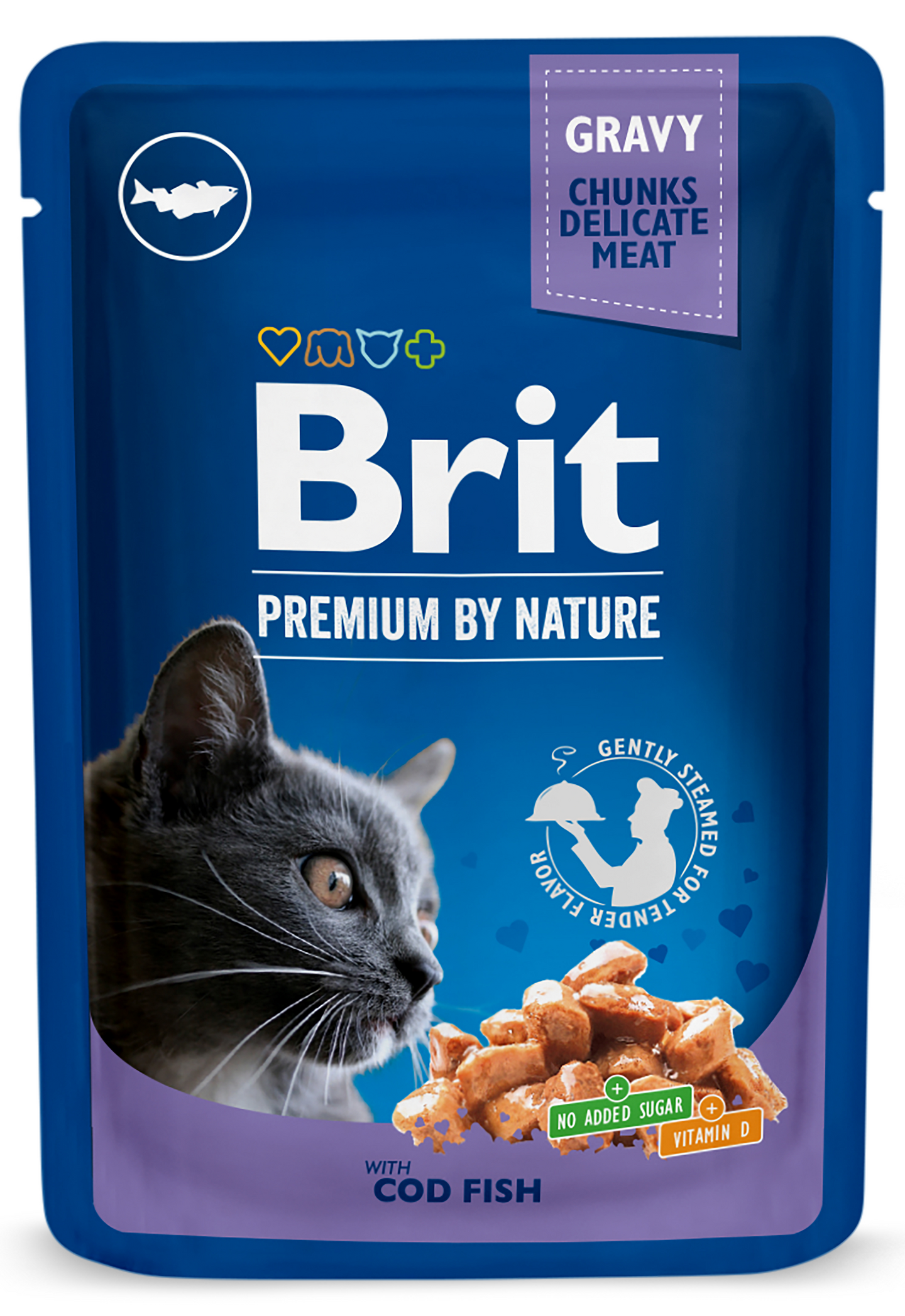 Brit Premium Cat turska kastikkeessa 100g