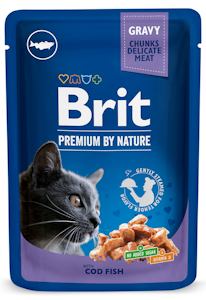 Brit Premium Cat turska kastikkeessa 100g