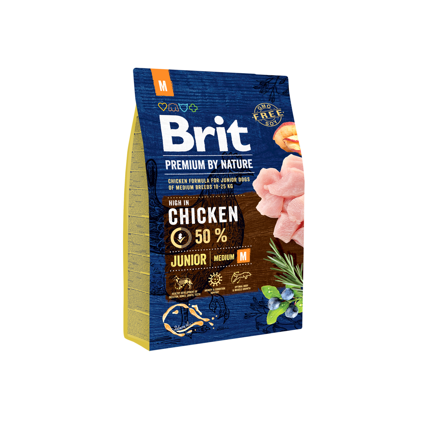 Brit Premium by Nature Junior M keskikokoisille pennuille 3kg