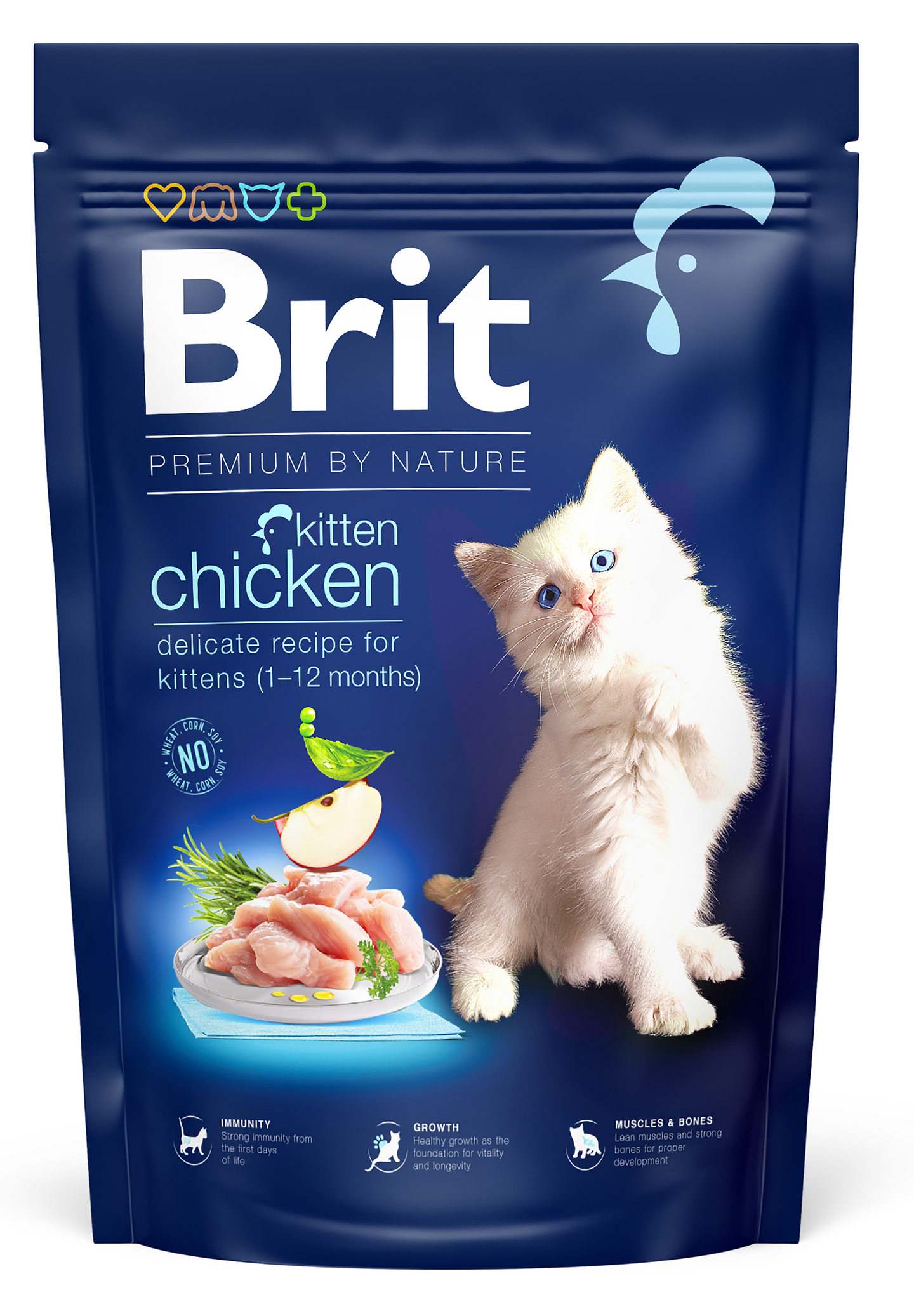 Brit Premium by Nature Kanaa kissanpennuille 1,5kg