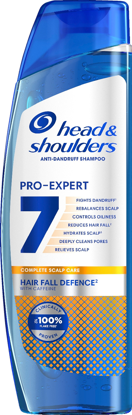 head&shoulders 7 Pro-Expert Anti-Dandruff shampoo 250ml Hairfall Defence with caffeine