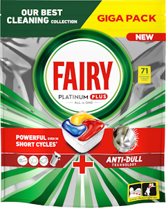 Fairy Platinum Plus All in One Anti-Dull 71kpl konetiskitabletti