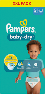 Pampers XXL BabyDry S5 11-16kg 108kpl teippivaippa