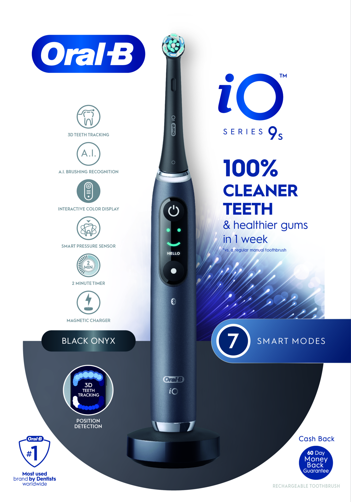 Oral-B iO9s Black Onyx -sähköhammasharja