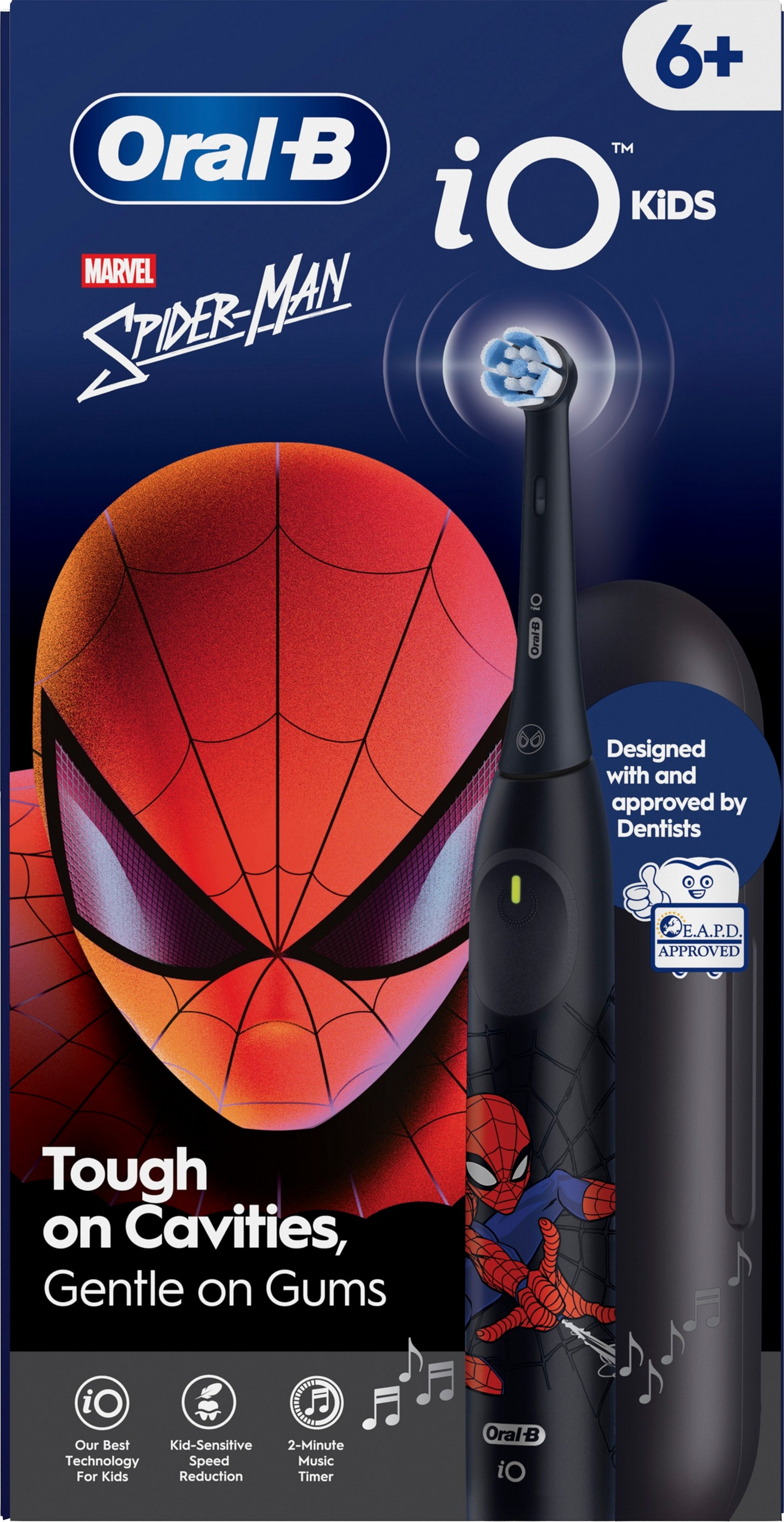 Oral-B iO2 Kids 6+ Spider-Man -sähköhammasharja + matkakotelo