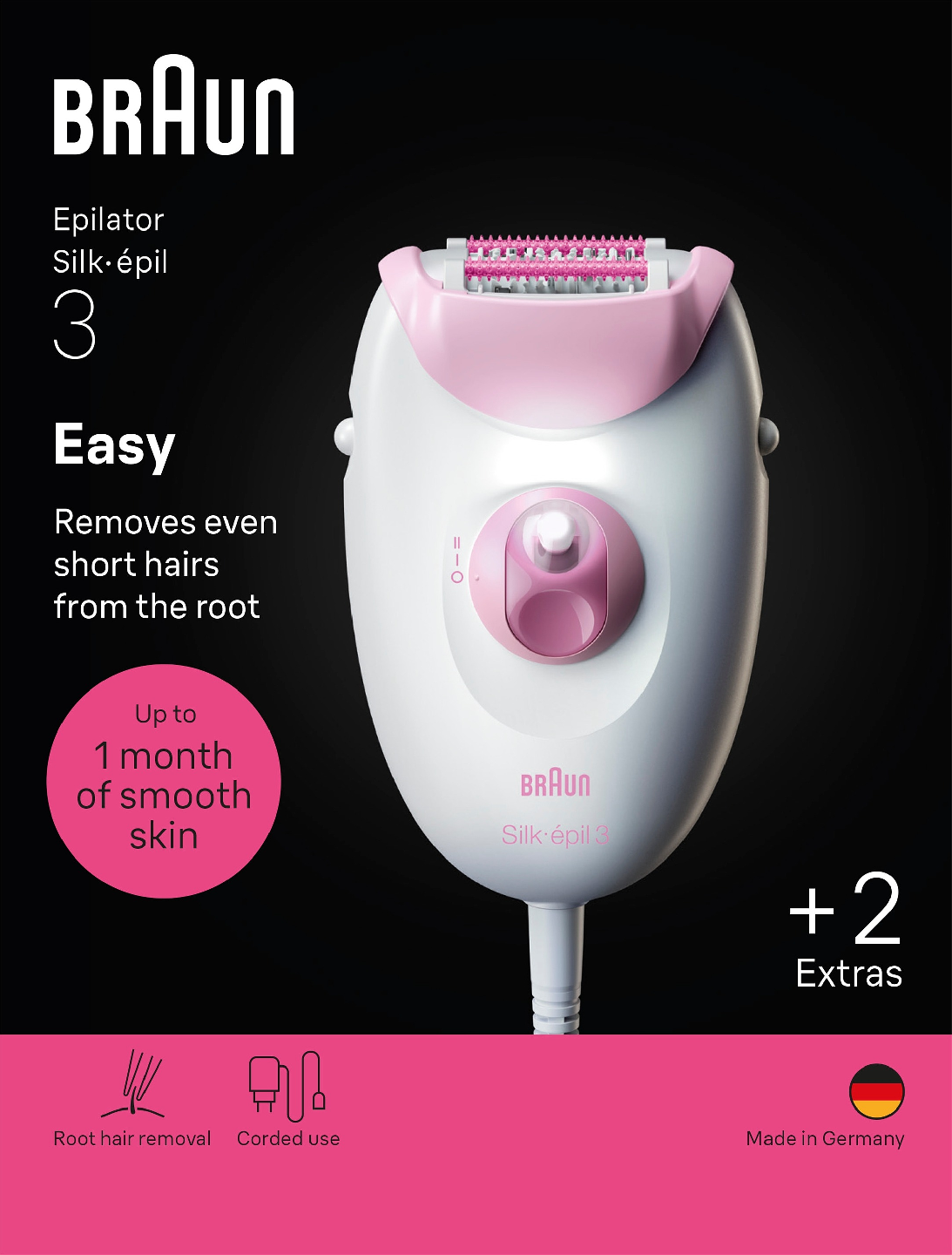 Braun Silk-epil 3 SE3-031 -epilaattori