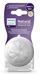 Philips Avent Natural Response pullotutti 2kpl 2 reikää hidas virtaus 1kk+