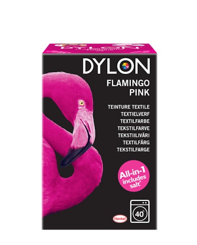 Dylon 350g Flamingo Pink tekstiiliväri