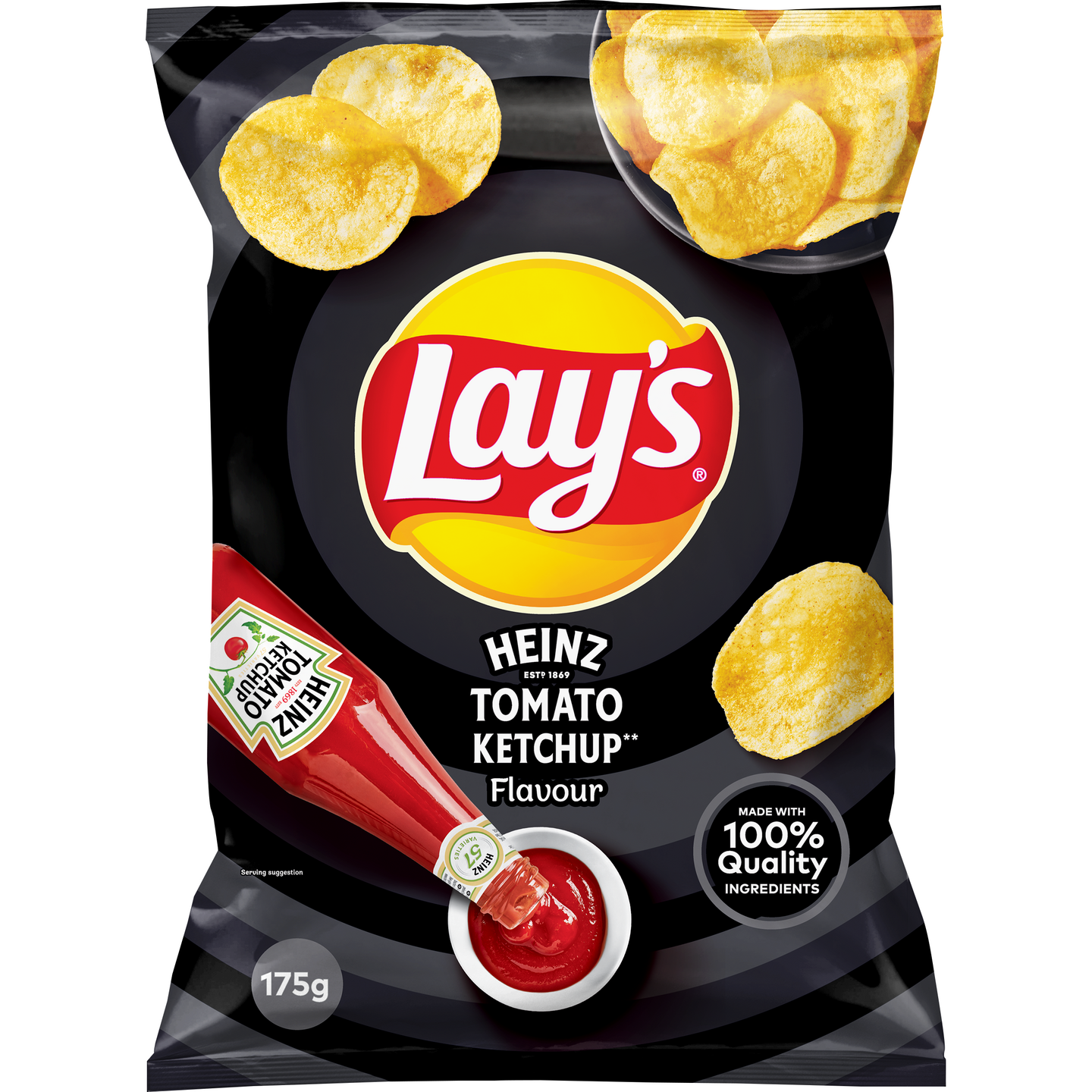 Lays Chips 175g Heinz Ketchup