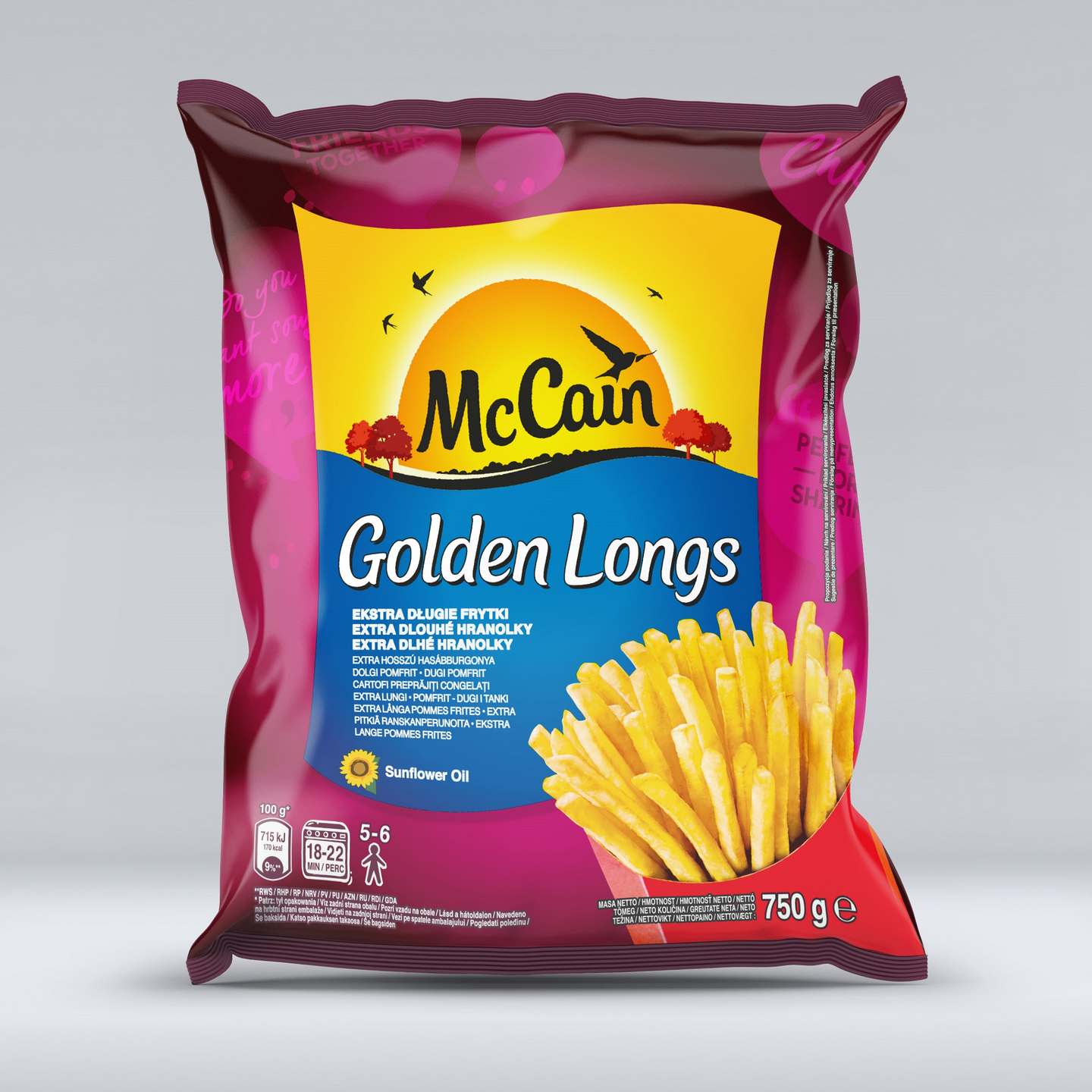 McCain Golden longs ranskanperuna 6mm 750g pakaste