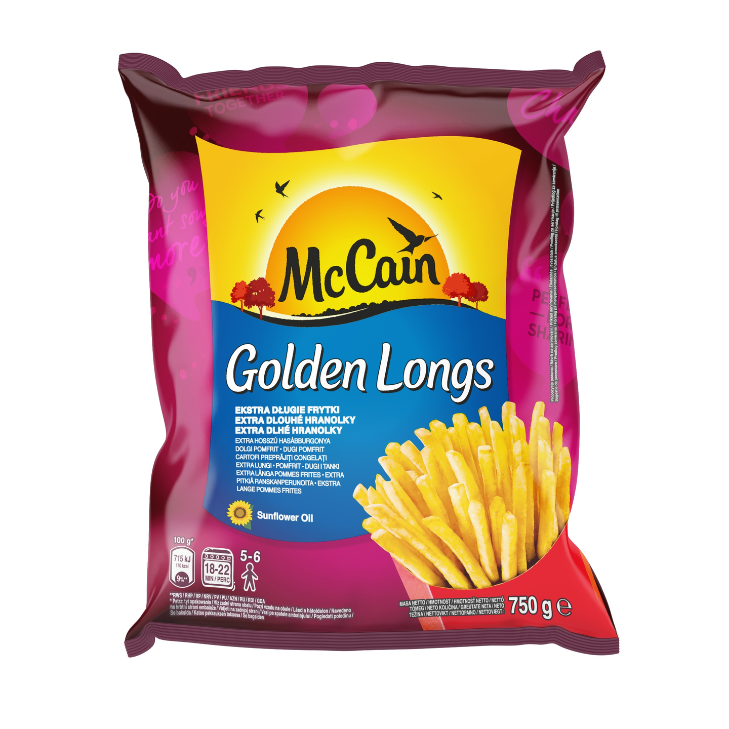 McCain ranskanperuna 750g golden longs pakaste