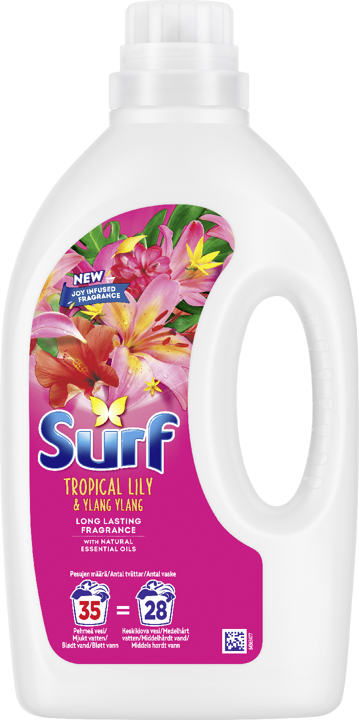 Surf pyykinpesuneste 1,4L Tropical Lily & Ylang ylang