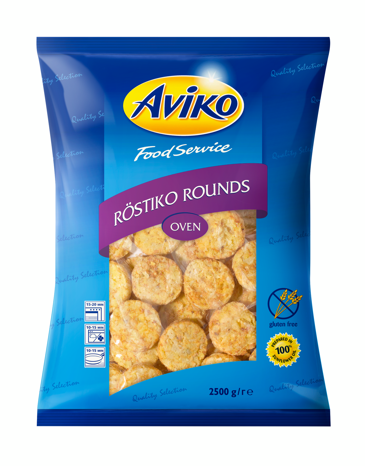 Aviko Röstiko Rounds rösti pyöreä 2,5kg pakaste