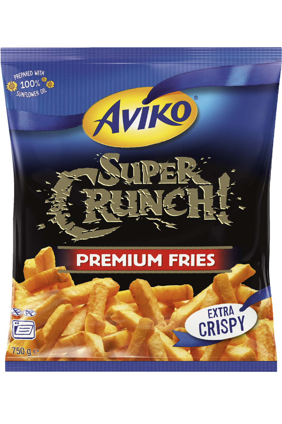 Aviko Super Crunch Premium Fries 750g ranskanperunat pakaste