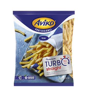 Aviko premium turbo ranskanperuna 9,5mm 2,5kg pakaste