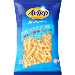 Aviko Pommes Frites Selection Kebab Ranskanperuna 9,5mm 2,5kg pakaste