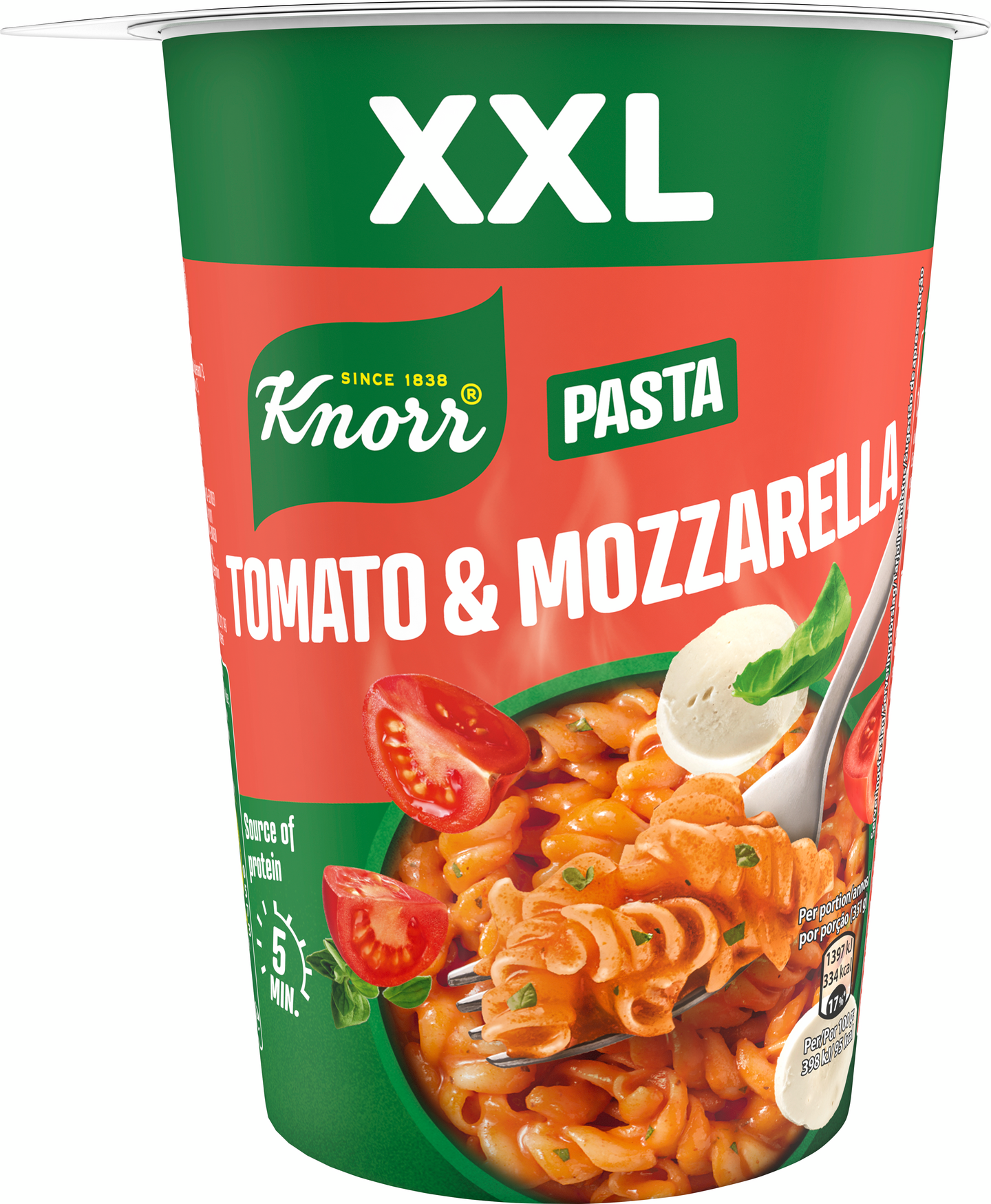 Knorr Snack Pot BIG Tomato Mozzarella 93g