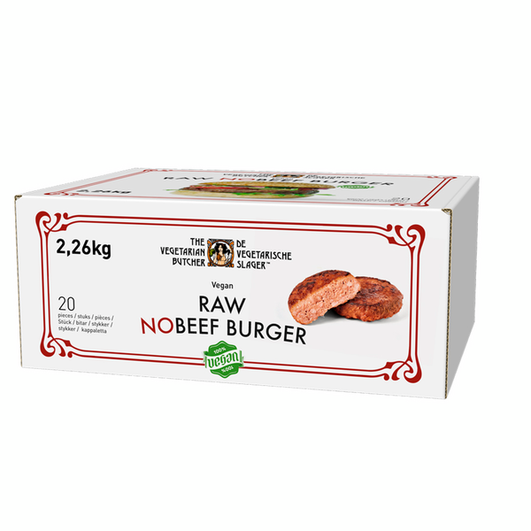 The Vegetarian Butcher No Beef Burger kasviproteiiniburgeri 20x113g  vegaaninen pakaste — HoReCa-tukku Kespro