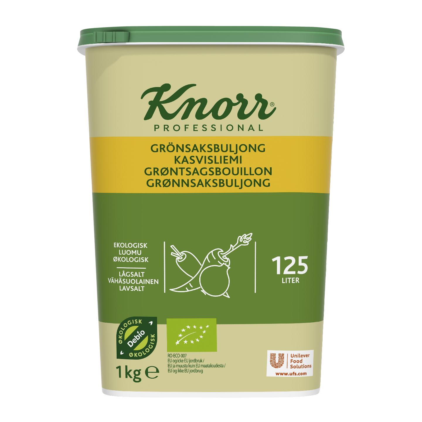Knorr Luomu Kasvisliemi 1kg/125l