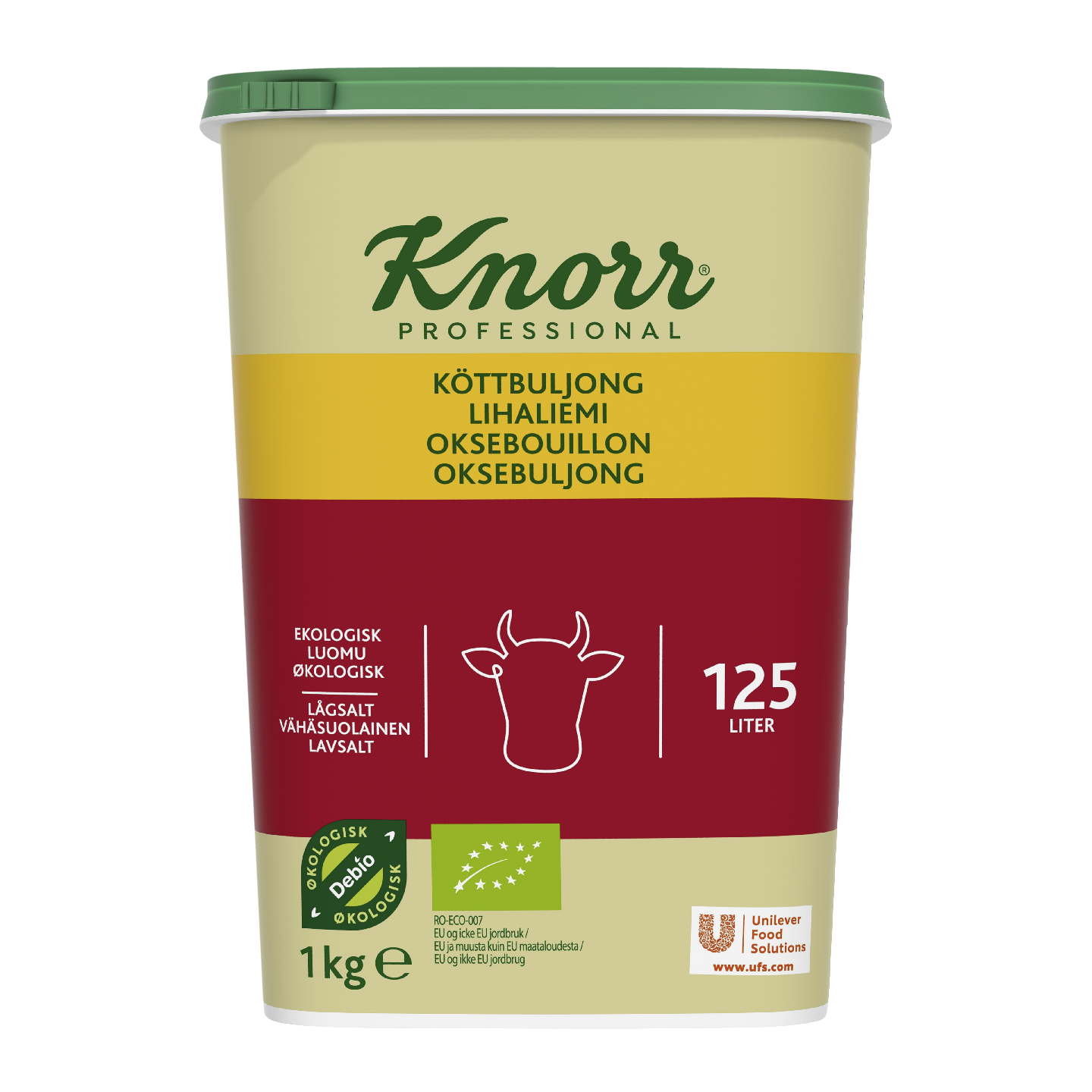 Knorr Luomu Lihaliemi 1kg/125l