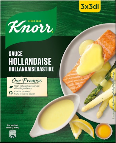 Knorr Kastikeaines Hollandaisekastike 3x22g